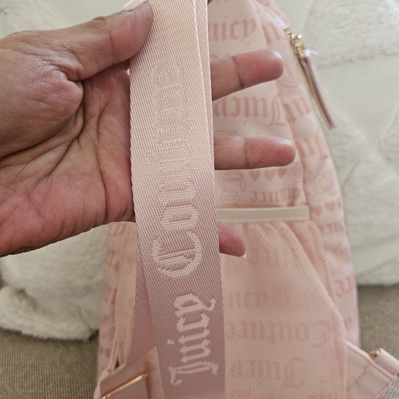 SOLD!!! - AUTHENTIC NWT Juicy Couture Material Girl Sling Bag - Picture 6 of 6
